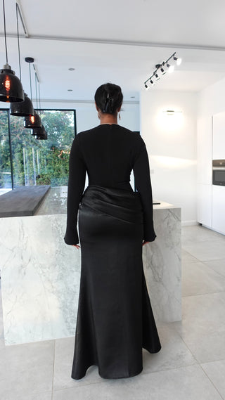 Kifah Evening Gown - Black