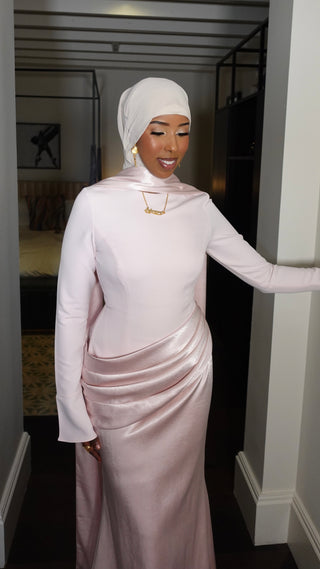 Kifah Evening Gown - Blush Pink