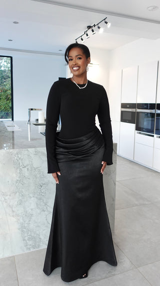 Kifah Evening Gown - Black