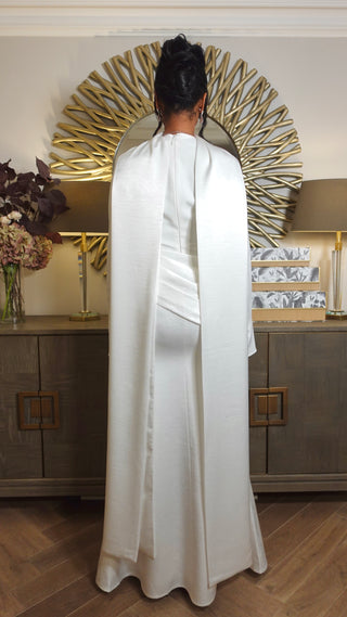 Kifah Evening Gown - Off White