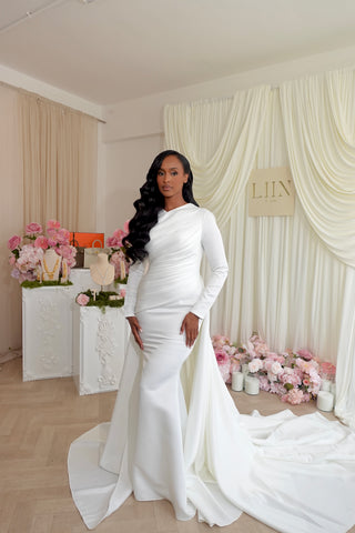 Salma - Pleat Couture Gown