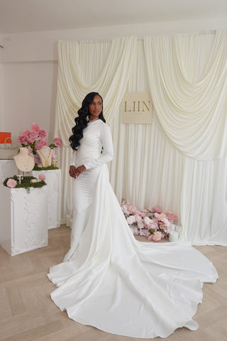 Salma - Pleat Couture Gown
